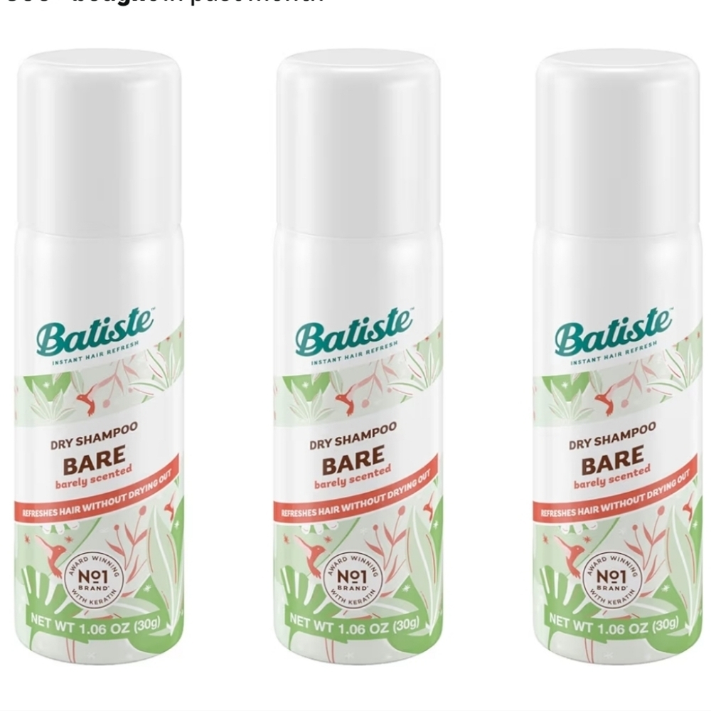 Batiste Dry Shampoo, Barely Scented 1.06 Oz Pack Of 6